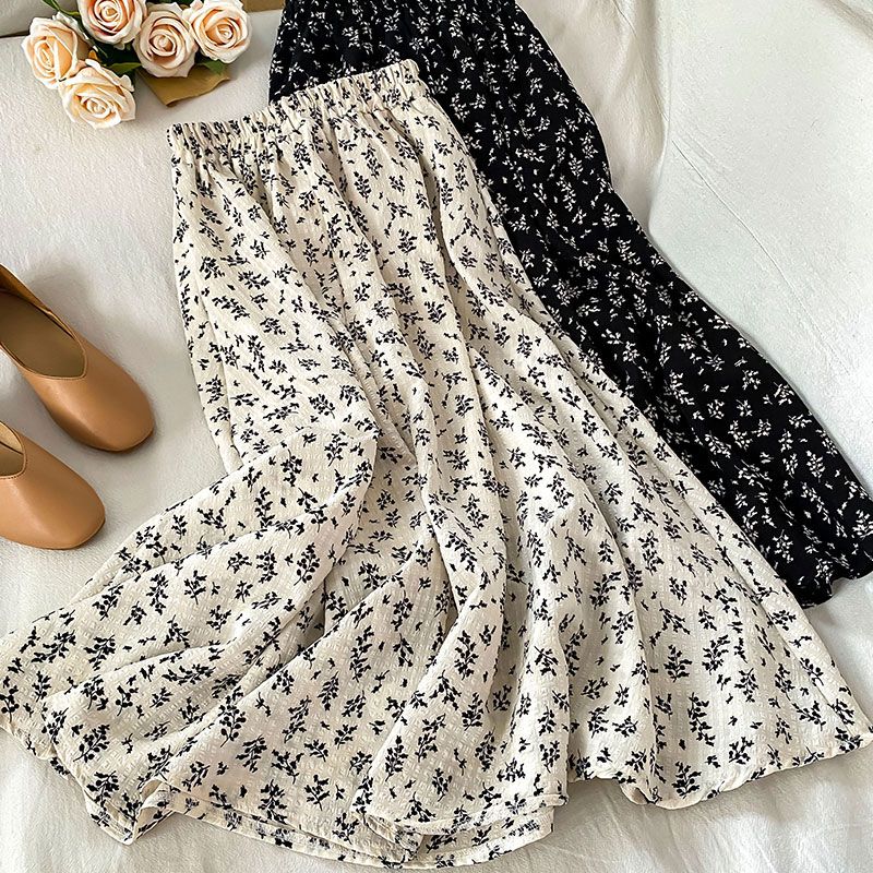 2025 printemps et été nouvelle - Midi Skirt Floral avis et prix
