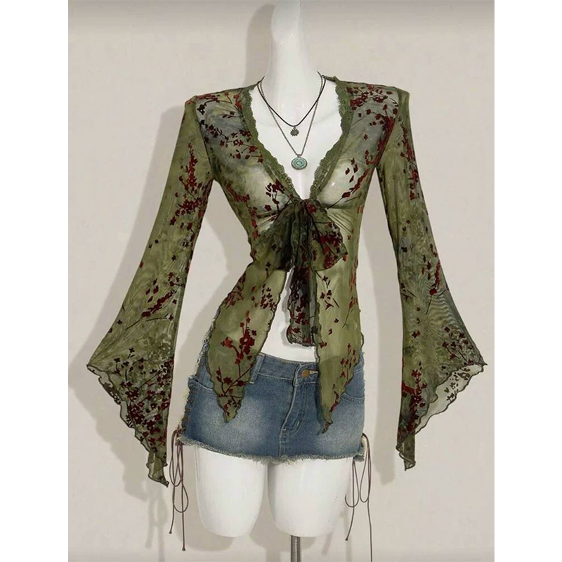 Nouvelles chemises en maille f - Romper Floral Print avis et prix