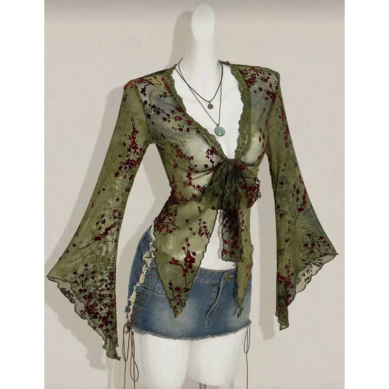 Nouvelles chemises en maille f - Romper Floral Print avis et prix