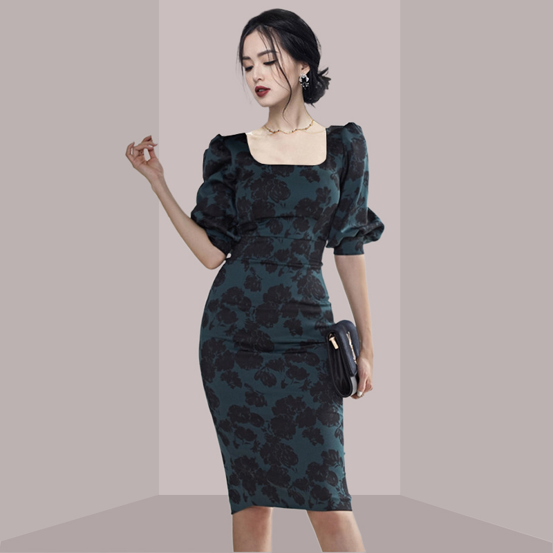 Robe midi élégante à imprimé f - Midi Skirt Floral avis et prix