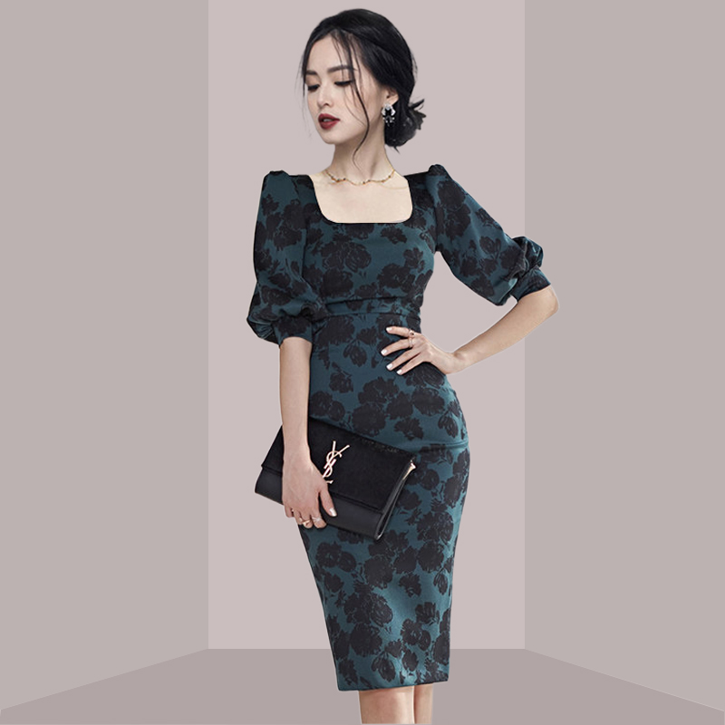 Robe midi élégante à imprimé f - Midi Skirt Floral avis et prix