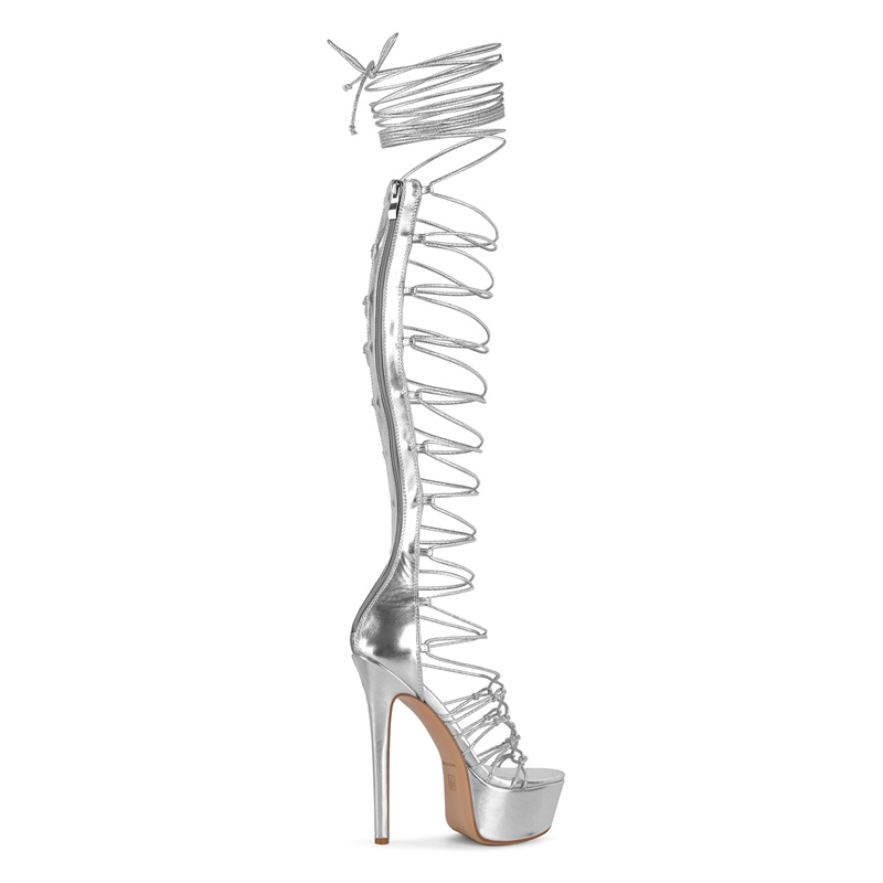 Sandales de gladiateur à plate - Sandal Strappy Heeled avis et prix