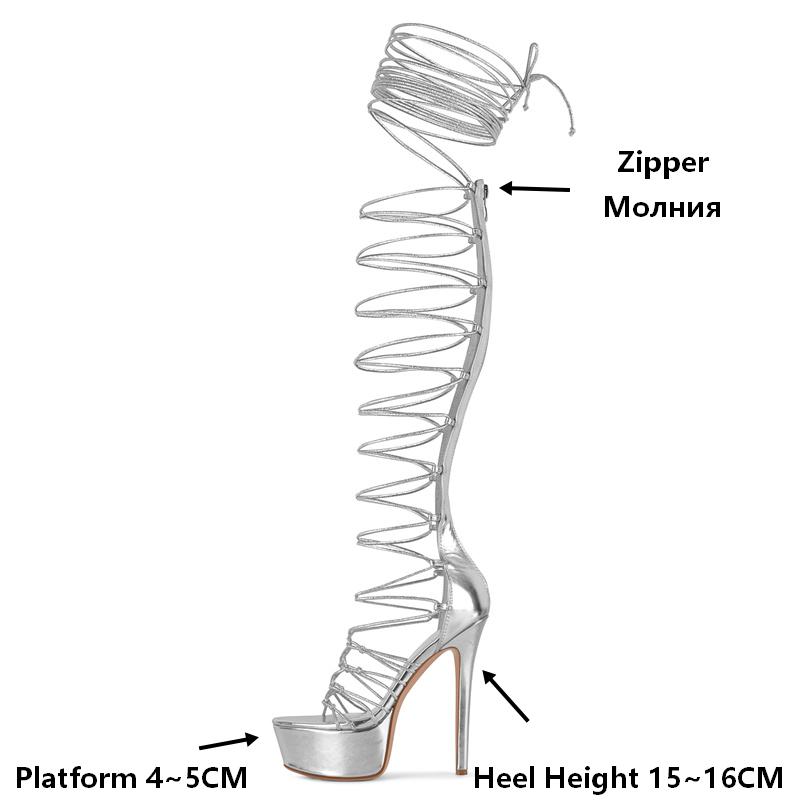 Sandales de gladiateur à plate - Sandal Strappy Heeled avis et prix