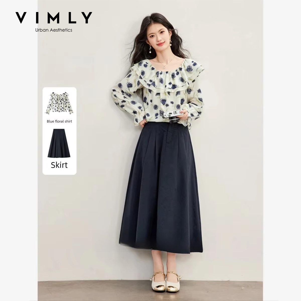 VIMLY Ensemble deux pièces : B - Blouse Off Shoulder avis et prix