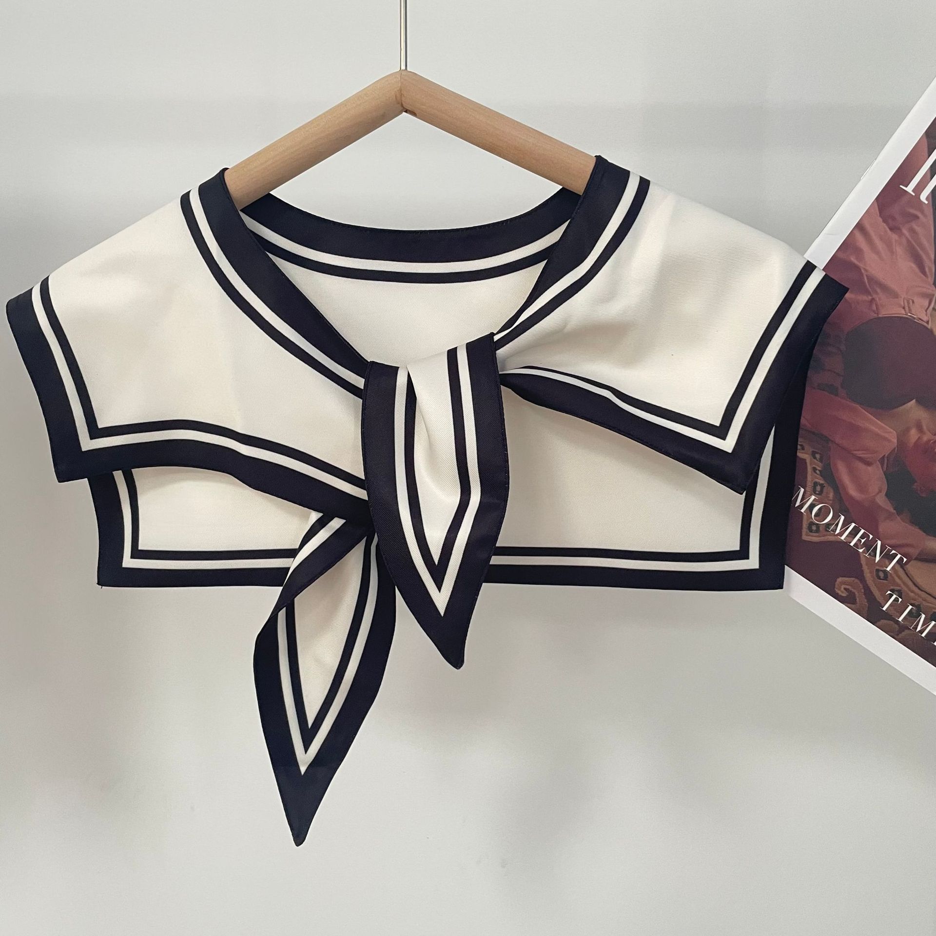 Écharpe en soie polyvalente po - Blouse Off Shoulder avis et prix