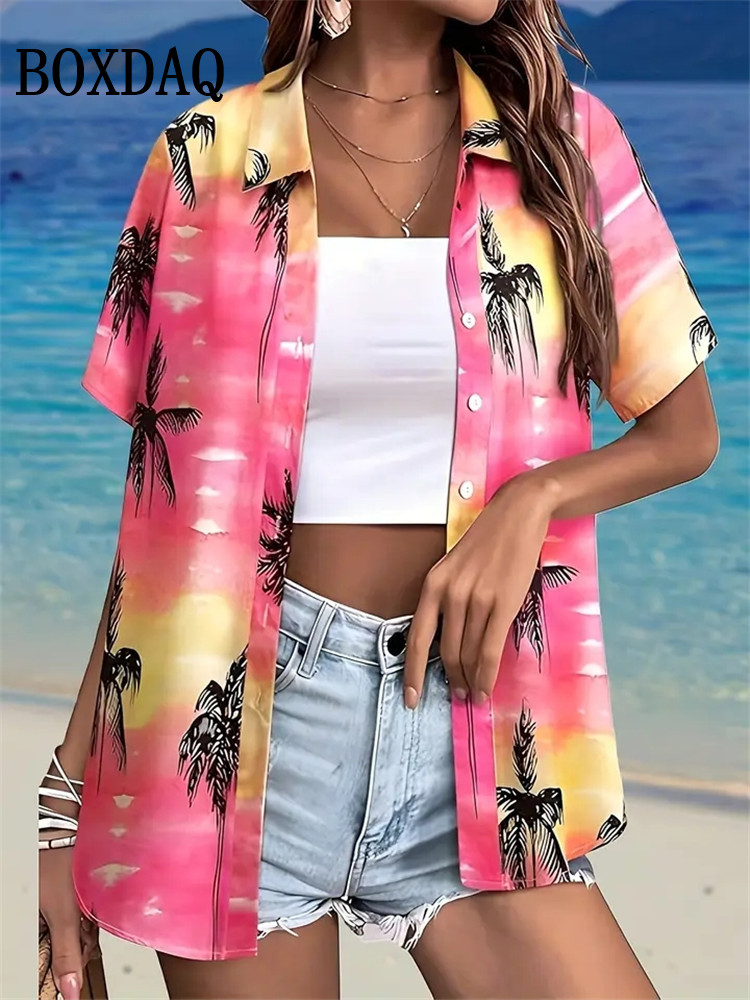 Mode d'été femmes Blouse hawaï - Romper Floral Print avis et prix