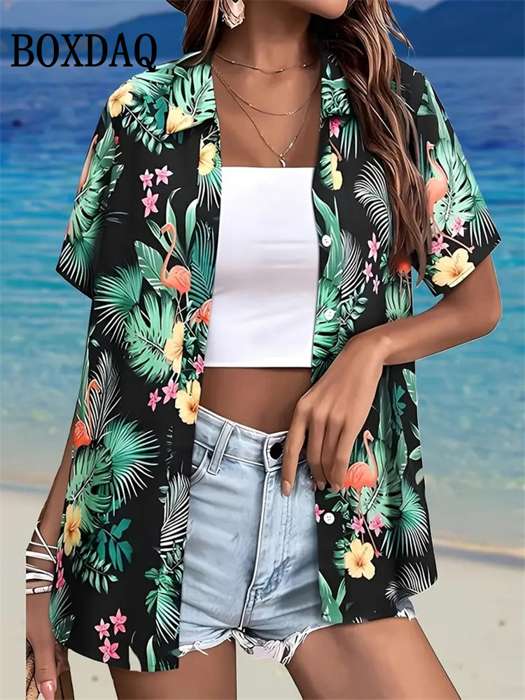 Mode d'été femmes Blouse hawaï - Romper Floral Print avis et prix